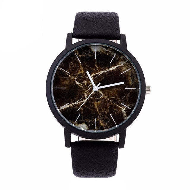 Top Luxury Brand Marble Quartz Watch Men Women Ladies Fashion Bracelet Wrist Watch Wristwatches Clock Relogio Masculino Feminino